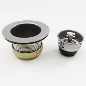 Colador de Acero Inoxidable 304 de 90mm*50mm con Malla, Tapón de Drenaje con Filtro Anti-olor para Cocina - Product Image 1