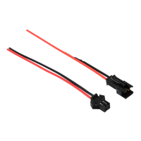 Connecteurs de câbles JST SM mâle/femelle 2P avec câble en cuivre de 135 mm 12V pour bandes lumineuses LED