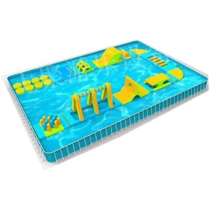Grande piscine gonflable géante, piscine de pêche, PVC, parc aquatique extérieur, combinaison toboggan, piscine de natation en provenance du Shandong - Product Image 5