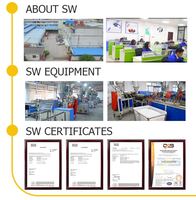 Tuberías de PVC Redondas Resistentes a la Corrosión de la Marca Shuowei, Certificadas por ISO9001, para Suministro de Agua, Hechas a Medida en Guangdong, China