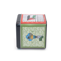 Bon prix haute qualité 250ml boîte de conserve de luxe forme carrée 150g thé étain emballage conteneur