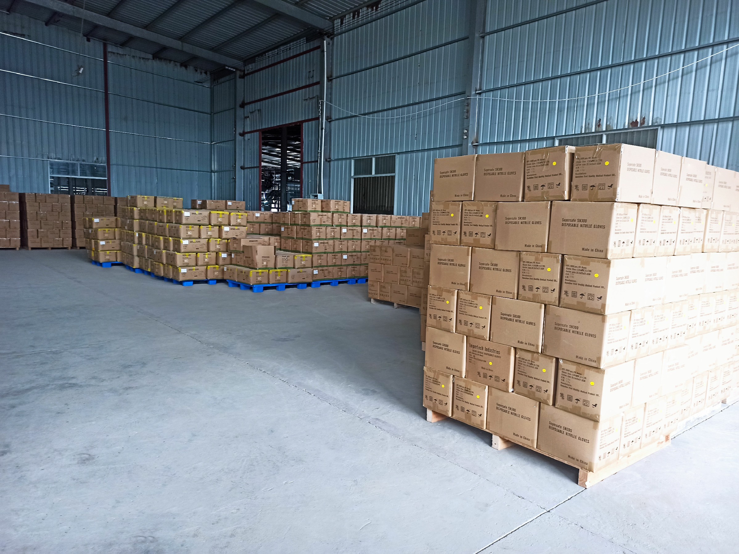 Disposable Nitrile Butadiene Rubber Gloves AQL1.5 AQL2.5