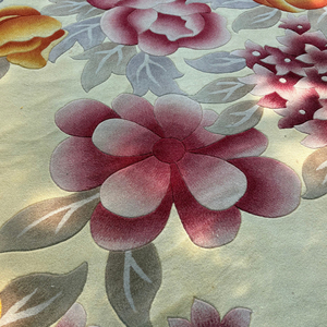 Tùy Chỉnh Kích Thước Chất Lượng Cao <span class=keywords><strong>Handmade</strong></span> Len Thảm Mới Trung Quốc Retro Hoa Mô Hình Mục Vụ Phong Cách Cho Nhà Phòng Khách Tập Thể Dục - Product Image 1