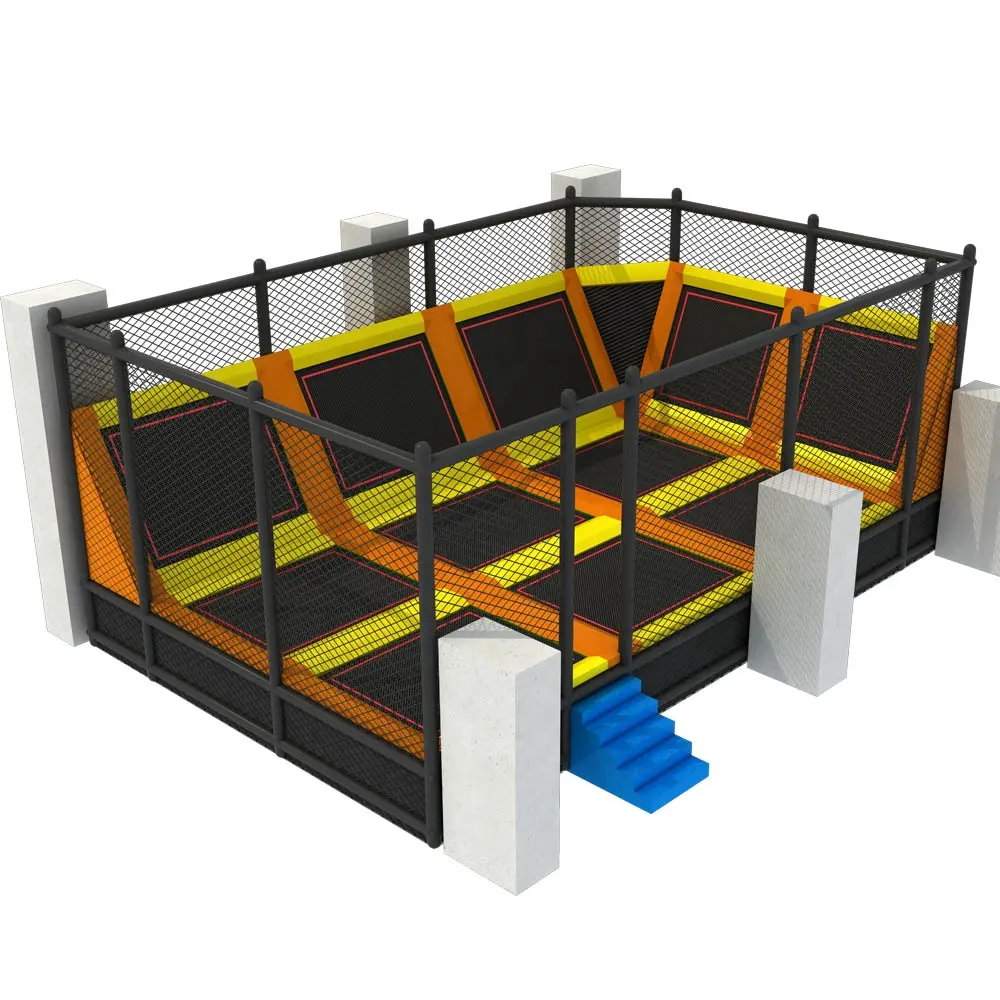 Fun-Filled Trampoline Park Centro de atracciones para fiestas y eventos Equipo de juegos para niños pelota suave