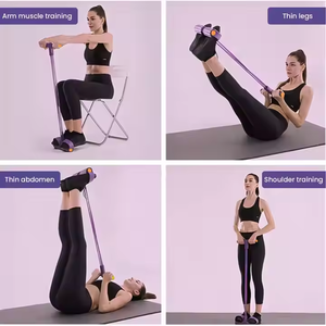 Sangle <span class=keywords><strong>de</strong></span> traction pour exercices, bande <span class=keywords><strong>de</strong></span> résistance <span class=keywords><strong>de</strong></span> <span class=keywords><strong>yoga</strong></span> pour étirements, entraînement amincissant, outil <span class=keywords><strong>de</strong></span> pédalage élastique pour <span class=keywords><strong>yoga</strong></span>, bandes <span class=keywords><strong>de</strong></span> résistance avec poignées - Product Image 6