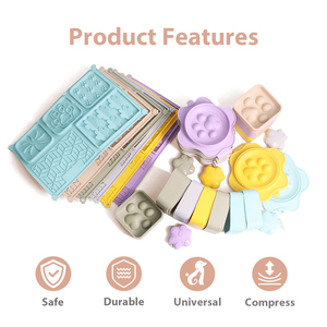 E-Pro 2025 nuovo arrivo in Silicone per animali prodotti più venduti LFGB materiale ad alta resistenza per animali domestici Set di piastre per alimentazione lenta per cani e gatti - Product Image 3