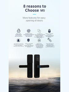 Tuya <b>Smart</b> Life APP WiFi <b>Smart</b> Door <b>Lock</b> Digital Fingerprint Security <b>Lock</b> for Office and wood door fit to 5050 <b>lock</b> body - Product Image 3