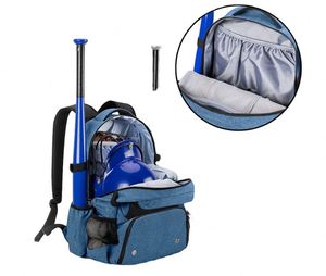 Sac à dos de baseball pour adolescent, fabriqué en usine BSCI, multi-poches, pour 4 battes de softball, avec espace séparé pour les chaussures. - Product Image 3