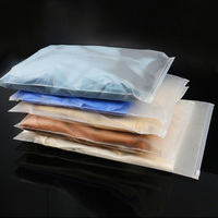 Sacs en plastique personnalisés pour t-shirts, vêtements, sacs biodégradables givrés avec fermeture éclair auto-scellante, emballage et impression de logo personnalisé