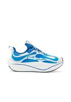 Chaussures de sport personnalisées Rad Black Kids Geleza Runner, tige en polyester respirant, semelle intermédiaire PEBAX, doublure en mesh, semelle extérieure en caoutchouc flexible.