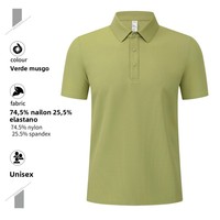 Conception sur mesure de vêtements de luxe, t-shirts classiques à col polo et boutons, en Spandex et Nylon, vente en gros, haute qualité, commandes en gros