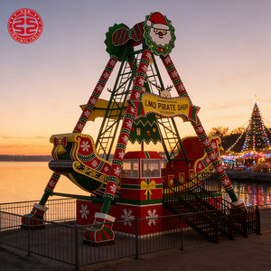 Barco Pirata de Carnaval, Barco Pirata para Parque Infantil al Aire Libre, Barco Vikingo Temático, Atracción de Parque de Diversiones, Gran Barco Pirata - Product Image 3