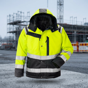 New Arrival ANSI Class 2 Reflective Safety Winter <b>Jacket</b> for <b>Workers</b> Customized Logo Waterproof Unisex OEM/ODM Service JNA Group - Product Image 1