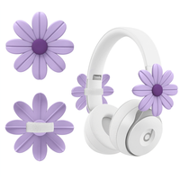 Accessoires de décoration pour casque YDS, motif marguerite, décor mignon, marguerite blanche imprimée en 3D, accessoires mignons pour casque