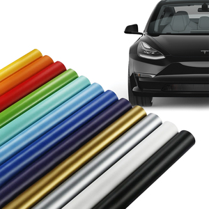 1.52*17m pha lê đỏ tím xanh hồng màu xanh lá cây siêu bóng kim loại đầy đủ cơ thể xe Pet vinyl bọc thay đổi màu sắc kết thúc tốt đẹp - Product Image 1