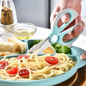Ciseaux de cuisine portables personnalisés pour aliments sains, avec housse anti-poussière et étui de rangement, faible MOQ, en acier inoxydable et plastique, pour couper la viande, le poulet et les légumes - Product Image 4