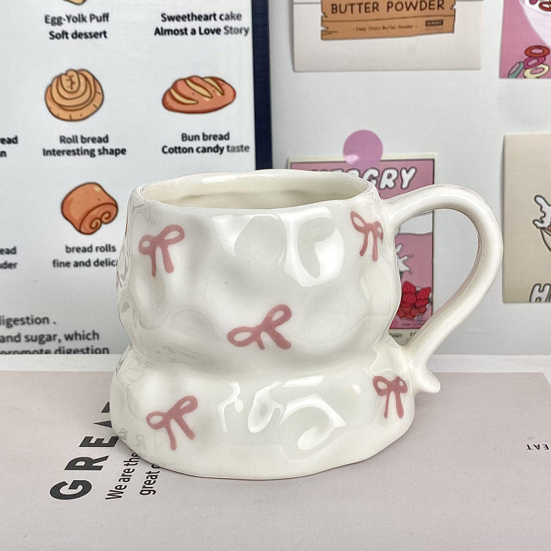 [Single Cup] Hand-held Cup - Bow