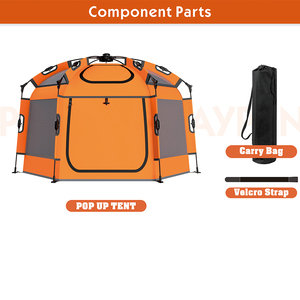 Thần Đồng uf002s Tùy chỉnh không gian rộng lớn Lều đồ chơi mềm cho trẻ em trẻ sơ sinh Nhà trò chơi ngoài trời - Product Image 2