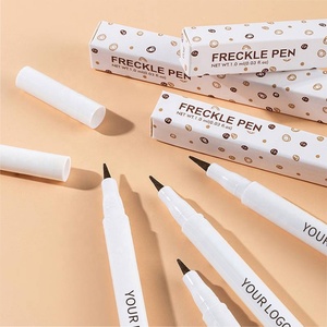 Maquillage cosmétique polyvalent imperméable pour le visage, <span class=keywords><strong>crayon</strong></span> à taches de rousseur, pointe en <span class=keywords><strong>feutre</strong></span> Flexible, grains de beauté, Mini stylo à taches de rousseur naturelles - Product Image 2