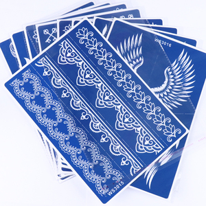 Gp Tái Sử Dụng Tự Dính Lụa Tự Làm Màn Hình In Ấn Micro-Lưới Lưới <span class=keywords><strong>Stencil</strong></span> Chuyển Tùy Chỉnh Hình Xăm Tạm Thời Thiết Kế Cho Nghệ Thuật Cơ Thể - Product Image 6