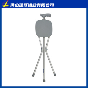 Bastón Plegable de Aleación de Aluminio Foshan con Asiento, Ayuda Multifuncional para Caminar para Personas Mayores, Bastón de Senderismo - Product Image 2