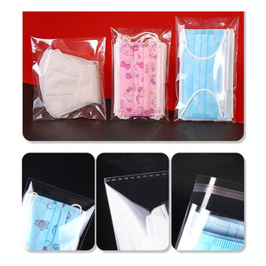 Bán buôn biểu tượng tùy chỉnh rõ ràng minh bạch quần áo quà tặng trang điểm tập tin bao bì Cookie nhựa giấy bóng kính tự dính túi OPP - Product Image 2