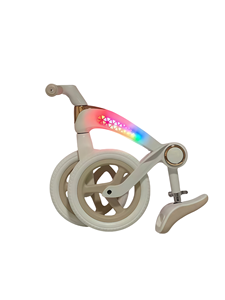 Vélo d'apprentissage pliable pour tout-petits avec lumière, meilleur cadeau pour les enfants de 2 à 5 ans, facile à manipuler, vélo d'équilibre confortable, jouets - Product Image 2