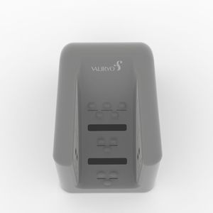Asciugapiedi Minimalista Dorato Metallizzato 1200W IP53 ad Asciugatura Rapida, Coordinato con Accessori Bagno Dorati - Product Image 3