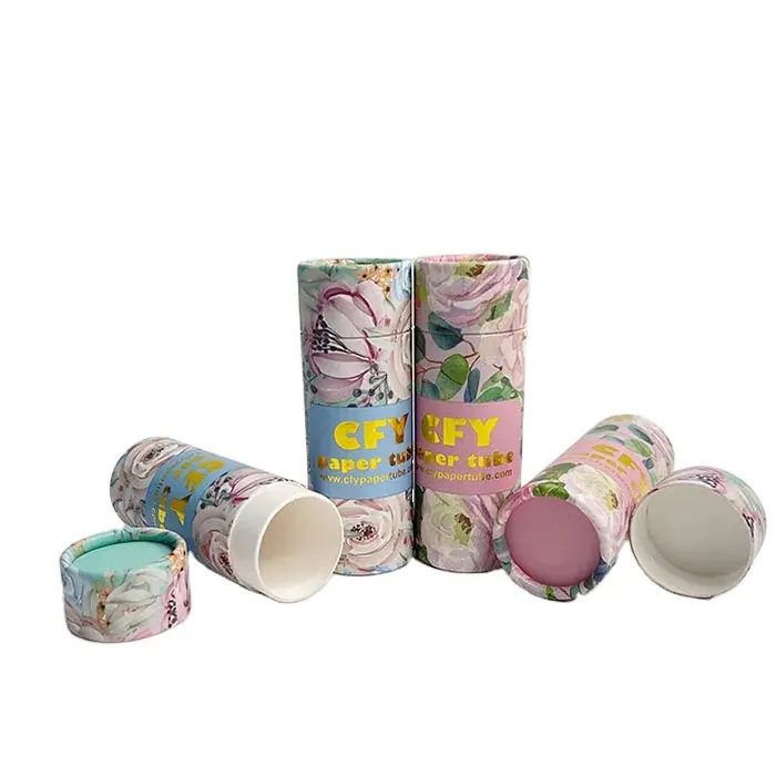 Plastic Gratis Parfum Verpakking Buis Cosmetische Essentiële Olie Papier Buis Fles Cilinder Doos Lotion Container Make-Up Borstel Buis