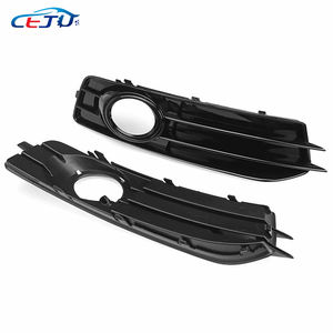 Grille de pare-chocs avant noir brillant Grille de couverture antibrouillard pour Audi <span class=keywords><strong>A3</strong></span> 8P <span class=keywords><strong>S</strong></span>-<span class=keywords><strong>Line</strong></span> 2009 2010 <span class=keywords><strong>2011</strong></span> 2012 - Product Image 4