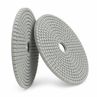 Disque de polissage flexible en résine diamantée, grains 50, 100, 200, 400, 800, 1500, 3000, pour utilisation à l'eau, pour marbre, granit, béton