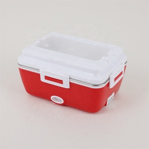 Fiambrera portátil de calefacción eléctrica aislada con <span class=keywords><strong>termo</strong></span> térmico autocalentable calentador de alimentos para oficina escuela camión coche al aire libre - Product Image 5