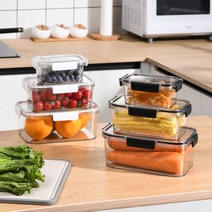 Contenedor Multifuncional para Alimentos, Recipiente para Frutas, Caja de Almacenamiento para Refrigerador, Conserva la Frescura, 950 ml - Product Image 2