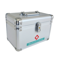 Boîte à médicaments Firstar, boîte de rangement sécurisée pour médicaments, boîte de premiers secours d'urgence, fermeture à clé, construction en alliage d'aluminium, CE