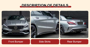 Dàn áo độ <span class=keywords><strong>AMG</strong></span> cho Mercedes Benz GLA Class W117 nâng cấp cản trước, dành cho xe đời 2013-2019 - Product Image 3