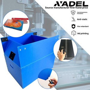 Tùy chỉnh trọng lượng nhẹ cho PP sóng Board hộp lưu trữ tấm nhựa thay thế carton kích cỡ khác nhau màu sắc có sẵn - Product Image 4