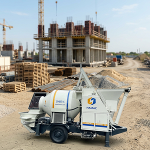 Pompe à béton autochargeante diesel haute performance, modèle DHTB15, 62/72/92KW, transport vertical 60m - Product Image 3