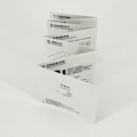 Brochure de dépliant d'instruction imprimée en papier d'impression manuelle personnalisée de haute qualité