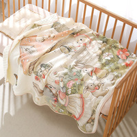Prix compétitif fabricant bambou mousseline wrap swaddle couverture pour bébé