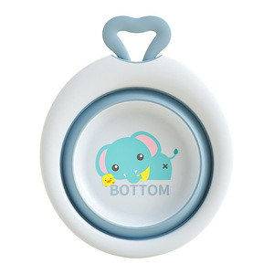 Lavabo plegable para bebé, material PP, portátil, comprimible, grueso, para uso en el baño de 0 a 12 meses - Product Image 1