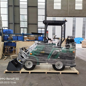 Bánh xe bánh xe tải máy 600kg <span class=keywords><strong>ront</strong></span> kết thúc loader tuyết Sweeper Crawler loader - Product Image 1