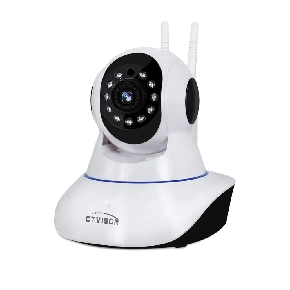 Cámara de seguridad inteligente WiFi IP inalámbrica 1080p Pan/Tilt para mascotas, personas mayores, Monitor de bebé, Audio de 2 vías, detección de movimiento