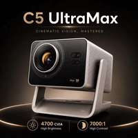 Projecteur Hisense C5 Ultra max 2026, 4400CVIA, projecteur laser tricolore, projecteur domestique 4K 3D, ouverture variable à 7 niveaux, C5 UltraMax