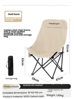 Ensemble table et chaises pliantes portables pour l'extérieur avec dossier haut Chaise lune Chaise de jardin en métal-Design moderne pour le camping et le pique-nique