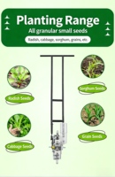 Semoir manuel agricole pour petites graines, radis, chou, sorgho, semis de céréales, haute efficacité, 5 mu par jour, usage agricole