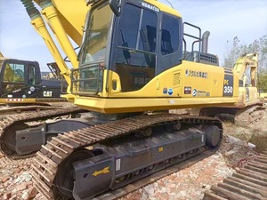 Excavatrice Komatsu PC350 d'occasion certifiée CE, 35 tonnes, d'origine japonaise, hydraulique, sur chenilles, robuste, avec accessoire de préhension - Product Image 2