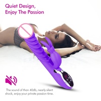 Jouets sexuels vibrants JoyPark, 12 fréquences, rechargeables par USB, écran LCD, chauffant, étanche, sans latex, vibrateurs clitoridiens extra-larges