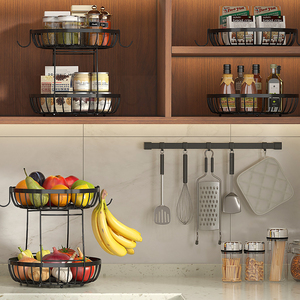 Mesa de Centro de Metal Moderna de Alta Gama para Sala de Estar, Estante de Almacenamiento Multicapa Desmontable y Extraíble, Plato para Frutas - Product Image 4