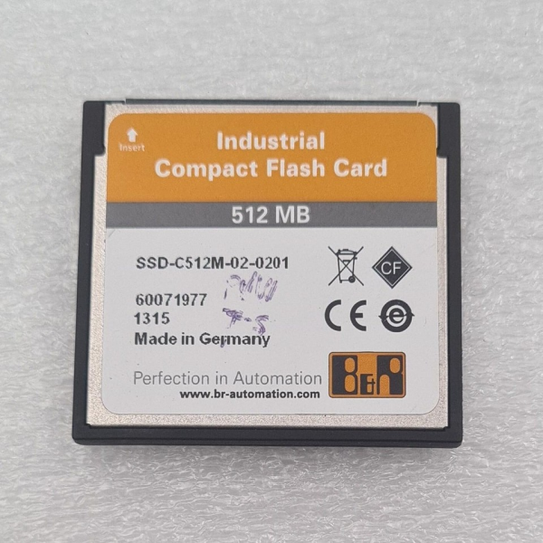 Plc 5cfcrd.0512-06 Rev. E0 Industrial Compact Flash Card 512mb Ssd-c512m-02-0201 for Warranty Product