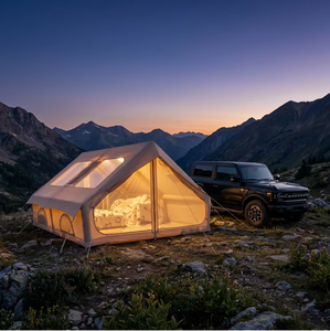 <span class=keywords><strong>Tente</strong></span> de Luxe Gonflable YYD OVERLAND BASE 12.0, 12.0 m², Poteaux Gonflables 16.0 cm, Montage en 30 <span class=keywords><strong>secondes</strong></span>, Imperméable PU 3500 mm, Quatre Saisons - Product Image 1